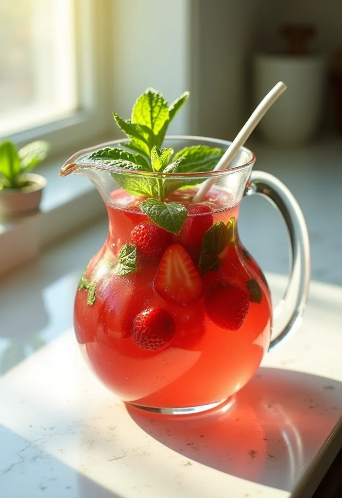 12 Healthy Strawberry Recipes for Fresh Everyday Meals - 9. Strawberry Infused Water