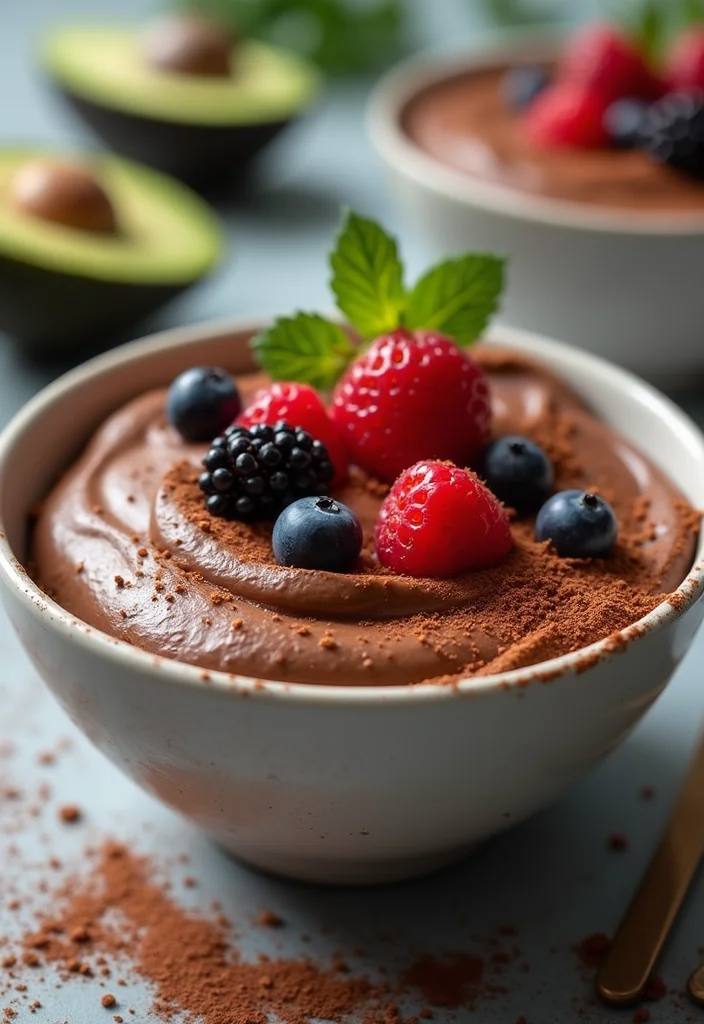 12 Healthy Sweet Treat Recipes for Light Indulgence - 1. Avocado Chocolate Mousse