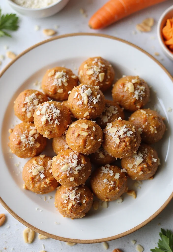 12 Healthy Sweet Treat Recipes for Light Indulgence - 9. Carrot Cake Energy Bites