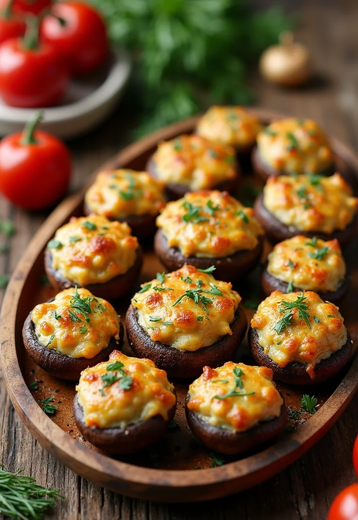 12 Keto Fall Recipes with Warm Seasonal Flavor - 8. Keto Stuffed Mushrooms