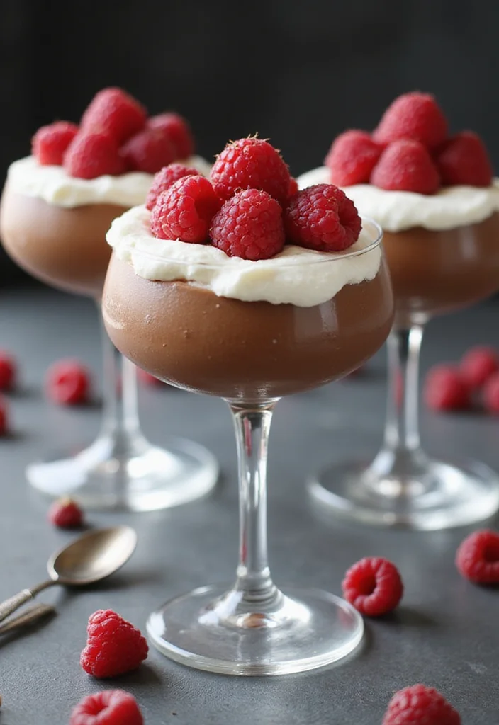 12 Layered Dessert Recipes for Beautiful Easy Treats - 7. Raspberry Chocolate Layered Delight