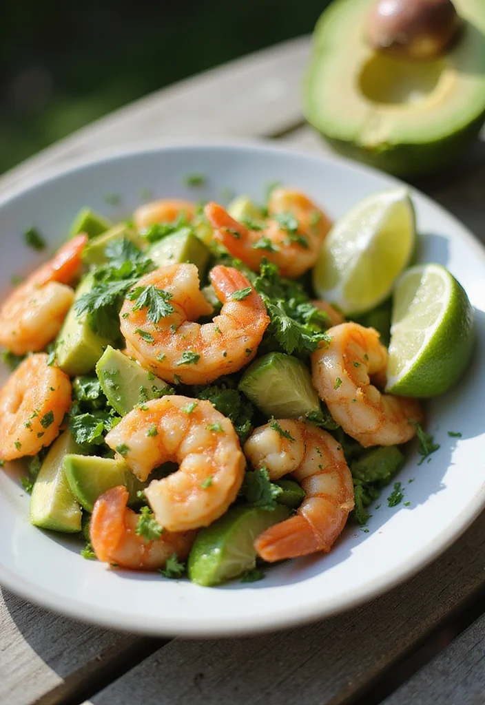 12 Most Popular Keto Recipes for Easy Daily Cooking - 5. Shrimp Avocado Salad