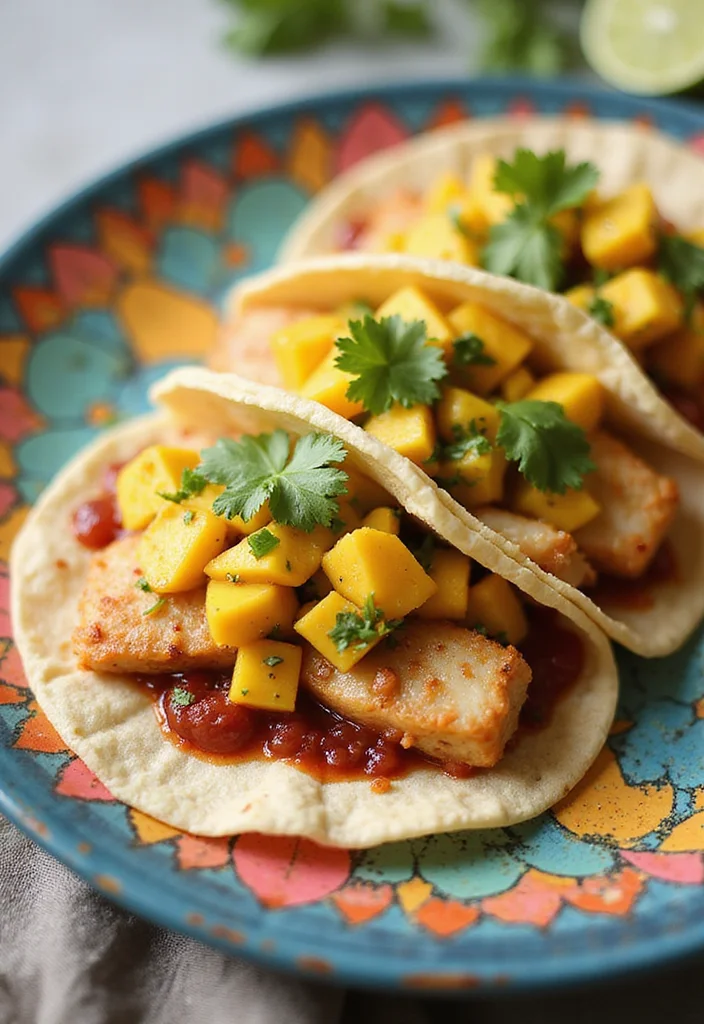 12 Seafood Dinner Recipes for Light Flavorful Meals - 9. Fish Tacos with Mango Salsa
