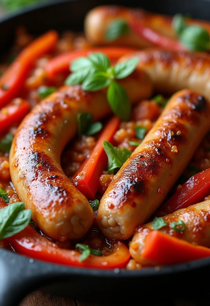 12 Skillet Dinner Recipes for Quick Weeknight Meals - 11. Skillet Italian Sausage and Peppers