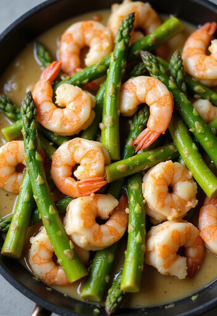 12 Skillet Dinner Recipes for Quick Weeknight Meals - 3. Skillet Shrimp and Asparagus