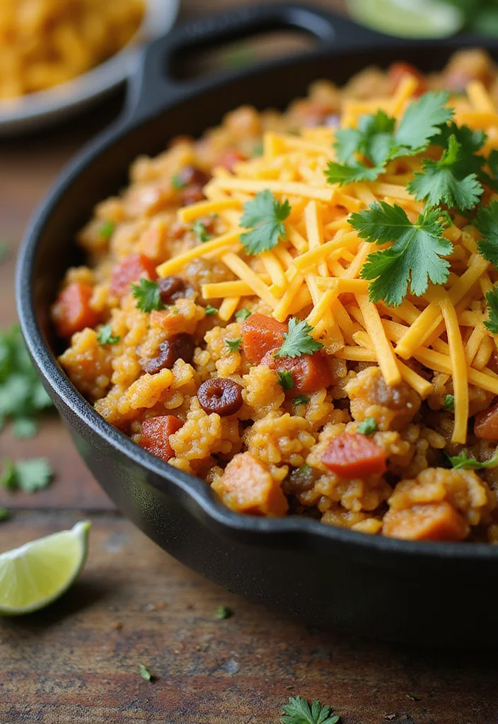 12 Skillet Dinner Recipes for Quick Weeknight Meals - 7. Skillet Taco Rice