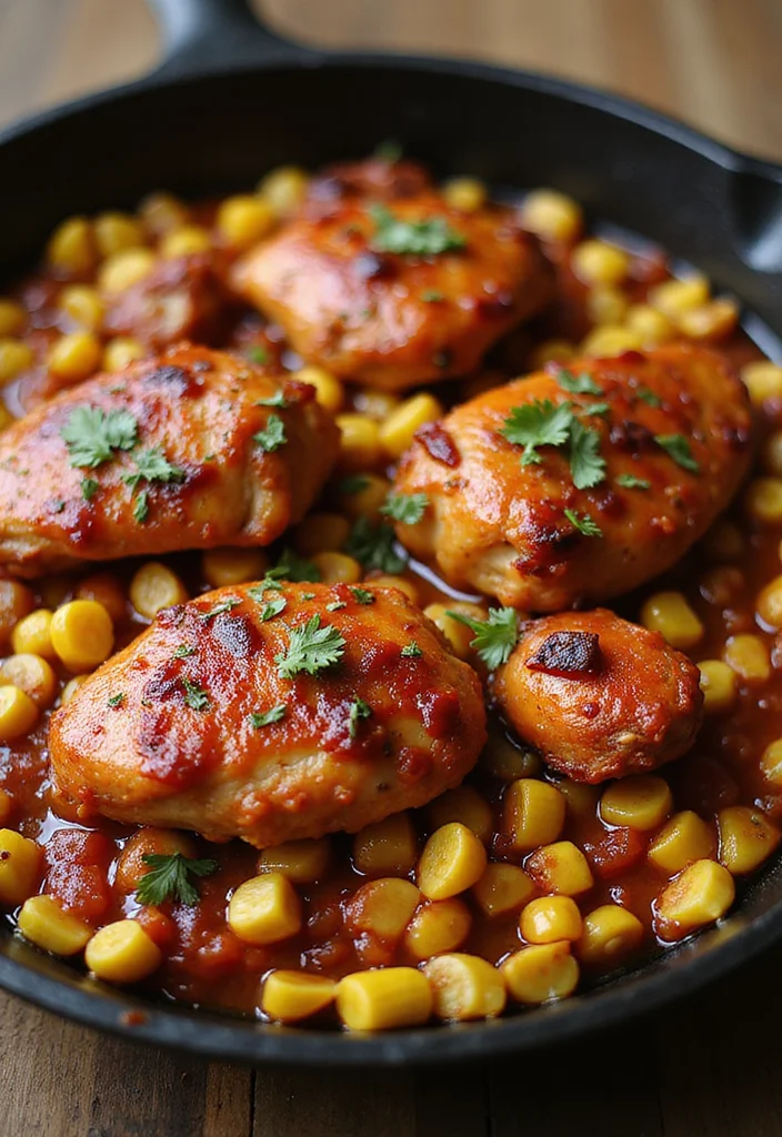 12 Skillet Dinner Recipes for Quick Weeknight Meals - 9. Skillet BBQ Chicken and Corn