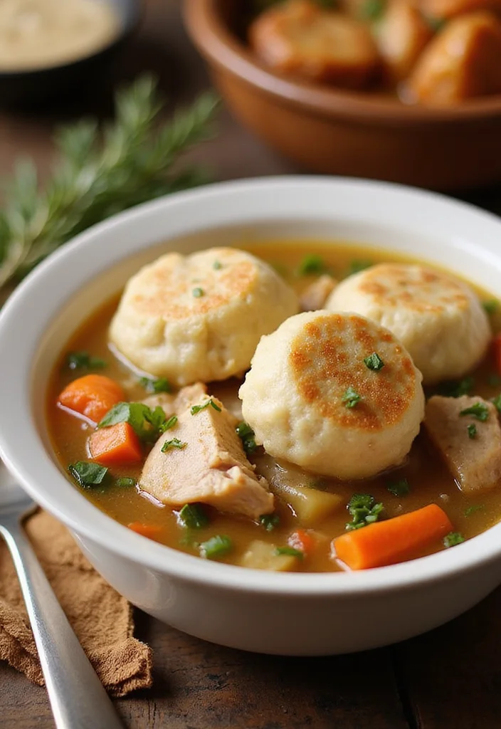 12 Southern Dinner Recipes with Comforting Flavor - 3. Hearty Chicken and Dumplings