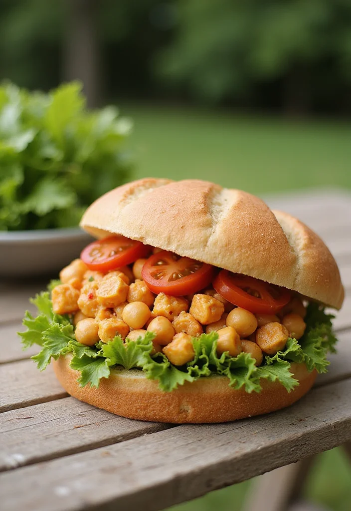 12 Summer Vegan Recipes Fresh and Light - 3. Chickpea Salad Sandwiches