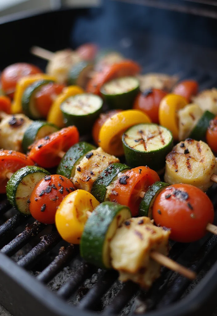 12 Summer Vegan Recipes Fresh and Light - 4. Grilled Vegetable Skewers