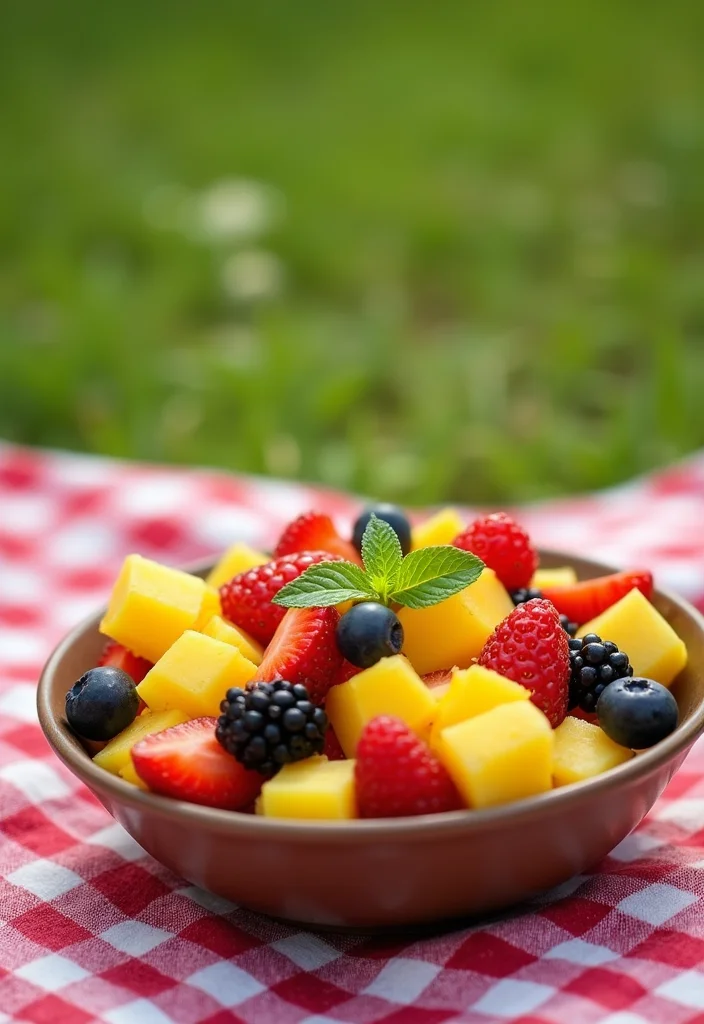 12 Summer Vegan Recipes Fresh and Light - 9. Tropical Fruit Salad