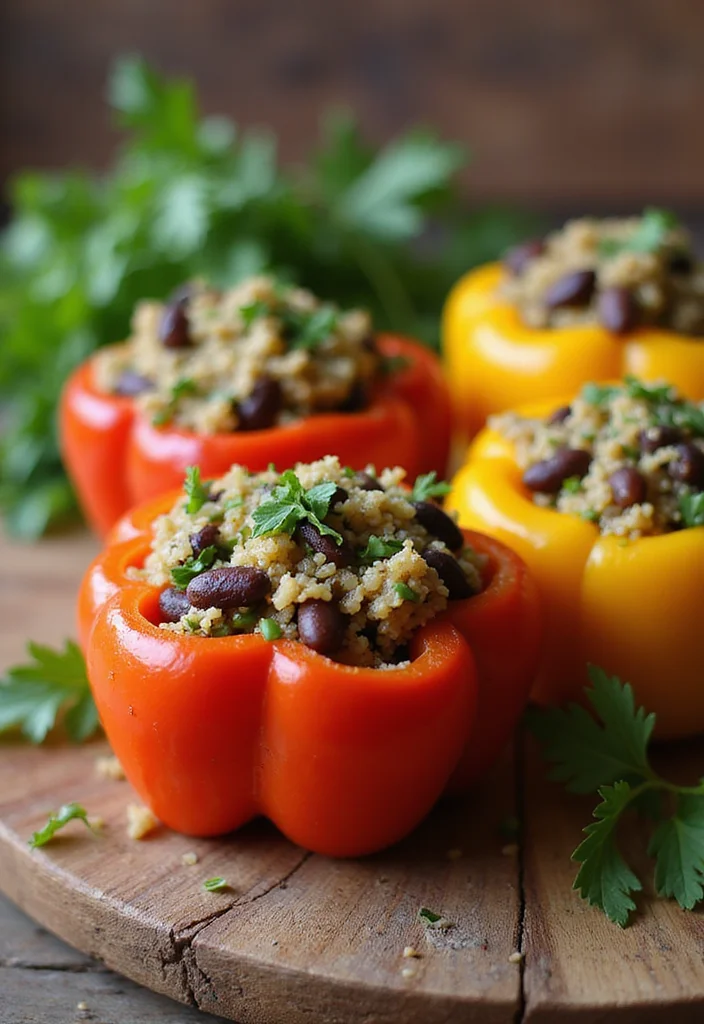 12 Unique Healthy Dinner Recipes with Fresh Ideas - 1. Quinoa & Black Bean Stuffed Peppers