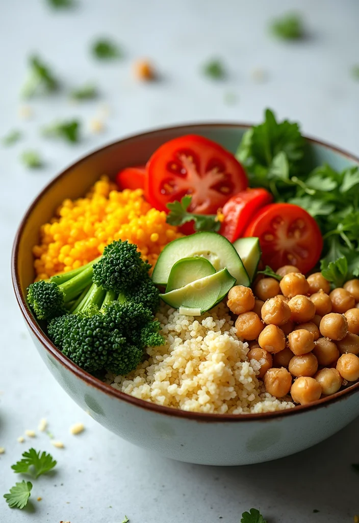 12 Unique Healthy Dinner Recipes with Fresh Ideas - 5. Mediterranean Buddha Bowl