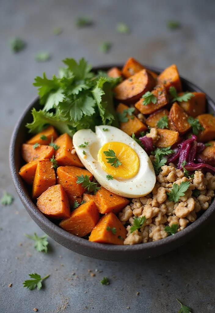 12 Unique Healthy Dinner Recipes with Fresh Ideas - 8. Thai Peanut Sweet Potato Buddha Bowl