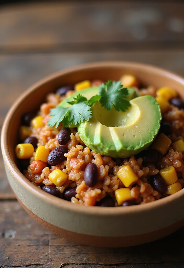 12 Vegan Rice Recipes for Simple Weeknight Dinners - 1. Spicy Vegan Mexican Rice Bowl