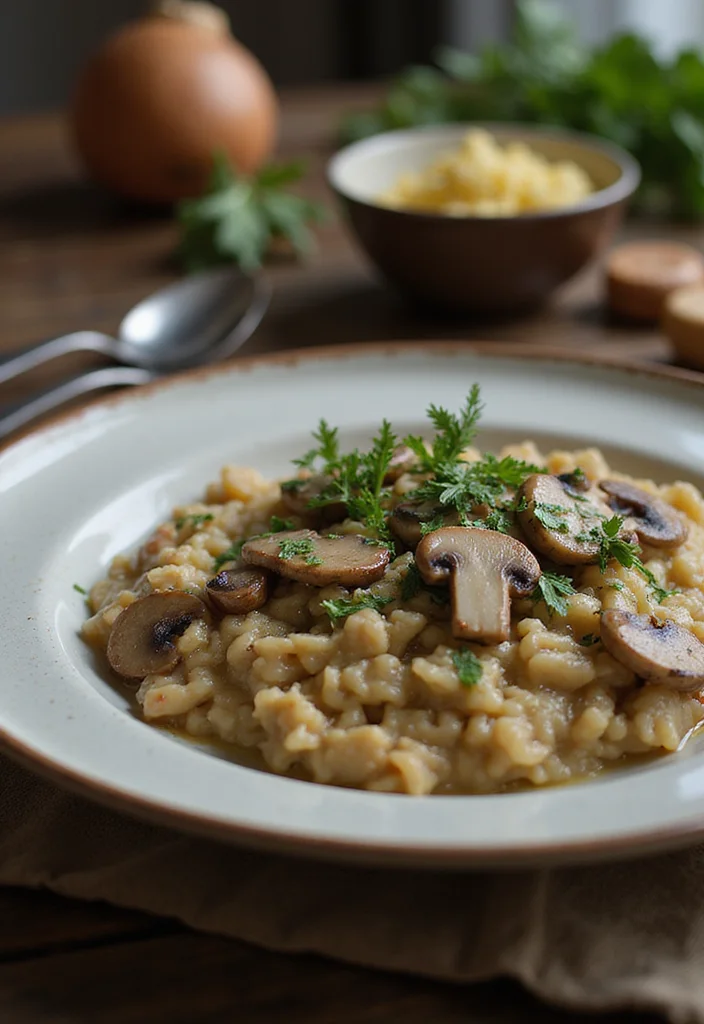 12 Vegan Rice Recipes for Simple Weeknight Dinners - 3. One-Pot Vegan Mushroom Risotto