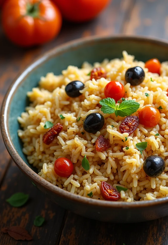 12 Vegan Rice Recipes for Simple Weeknight Dinners - 5. Mediterranean Rice Pilaf