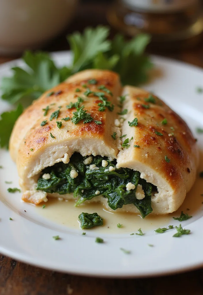 12 Weight Watchers Dinner Recipes for Easy Tracking - 10. Spinach & Feta Stuffed Chicken