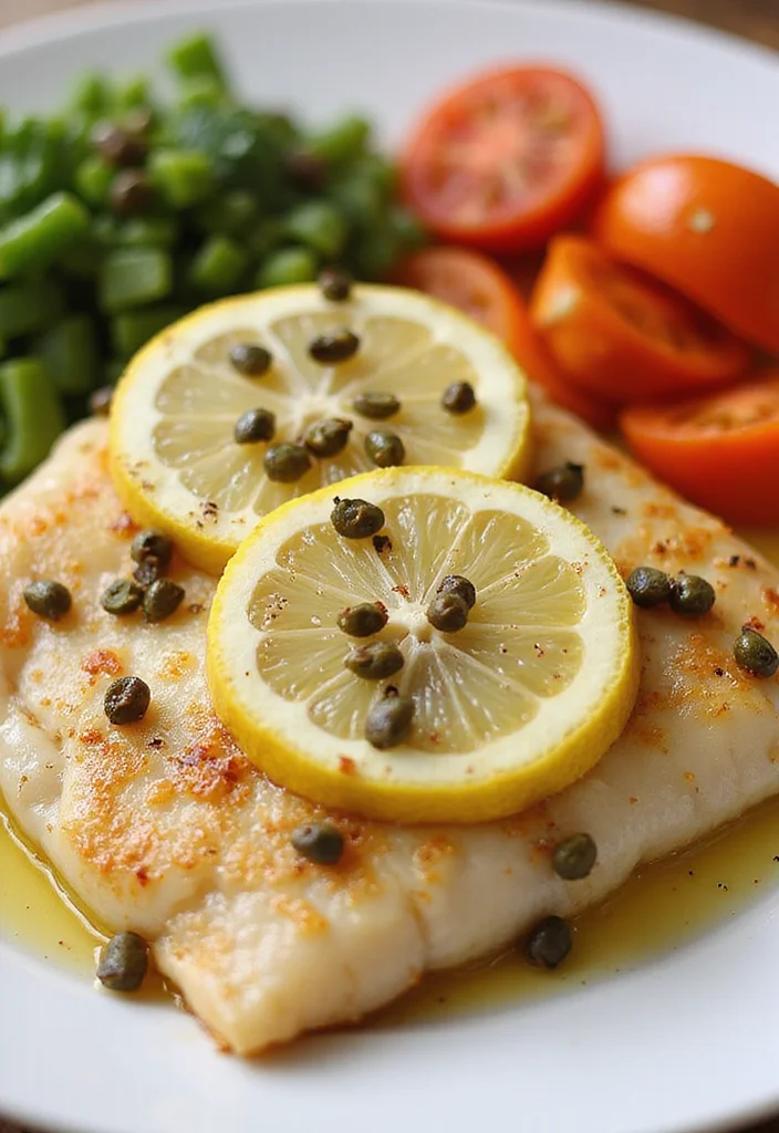 12 Weight Watchers Dinner Recipes for Easy Tracking - 12. Baked Tilapia with Lemon & Capers