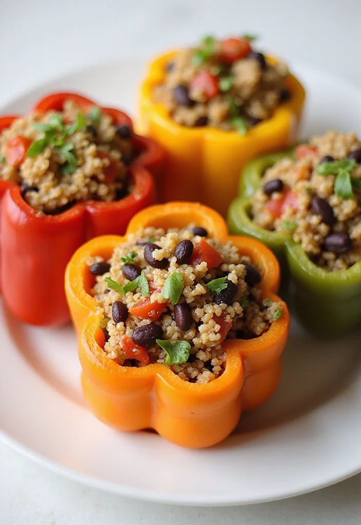 12 Weight Watchers Dinner Recipes for Easy Tracking - 4. Quinoa & Black Bean Stuffed Peppers