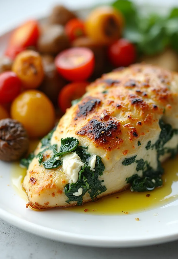 15 Easy Keto Dinner Recipes for Every Night - 5. Spinach and Feta Stuffed Chicken
