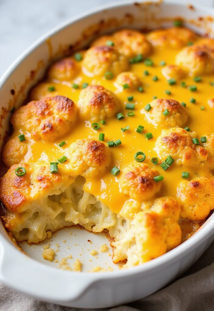 15 Easy Keto Dinner Recipes for Every Night - 7. Cheesy Cauliflower Casserole